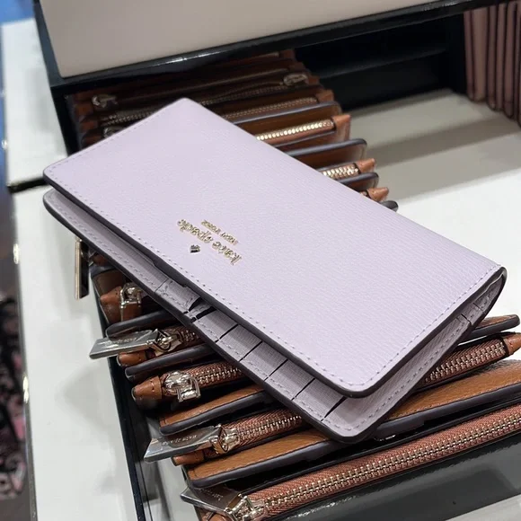 Kate Spade Darcy Large Slim Bifold Wallet
Lilac Moon - Picture 8 of 16